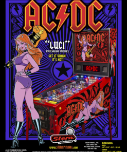 AC/DC Luci Premium Pinball Machine by Stern