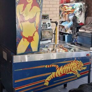 Jungle Lord Pinball Machine for sales - Pinballcop The classic Jungle theme Machine!Williams only made 100 of this game in a red cabinet