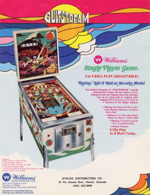 gulfstream pinball machine