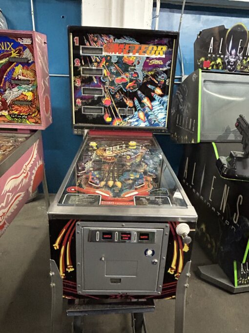 meteor pinball machine