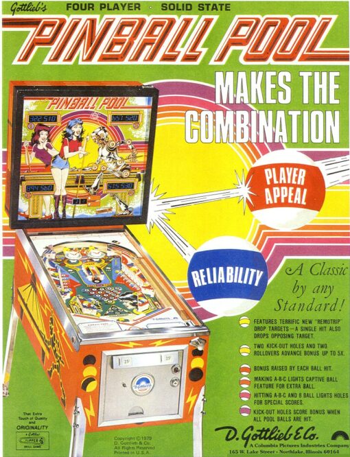 pinball pool pinball machine