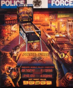 police force pinball machine