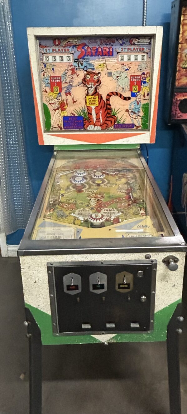 safari pinball machine