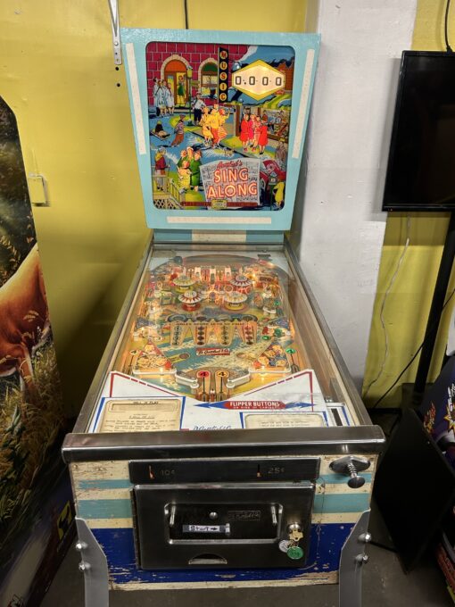 sing a long pinball machine