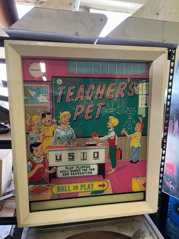 teachers pet pinball machine